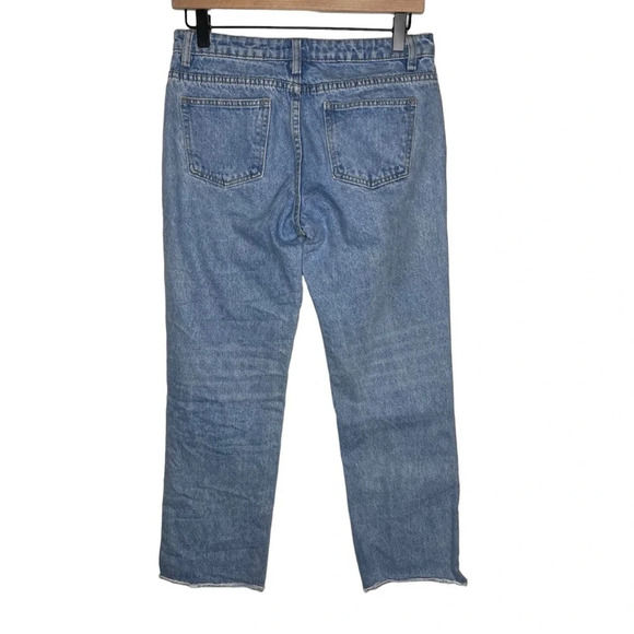 POL (Anthropologie) Patchwork Light Wash Ankle Jeans Size Small - Picture 4 of 14